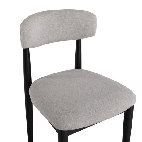 Magnolia Black/Gray Upholstered Side Chair, Black, Set of 2 from Steve Silver - Luna Furniture