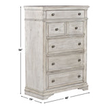 Highland Park Cathedral White Chest from Steve Silver - Luna Furniture