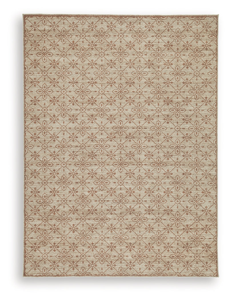 Lyamford Beige/Gray/Brown Medium Rug from Ashley Furniture - Luna Furniture