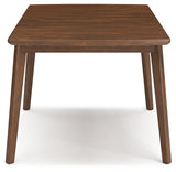 Lyncott Gray/Brown Extension Dining Table and 6 Chairs from Ashley Furniture - Luna Furniture