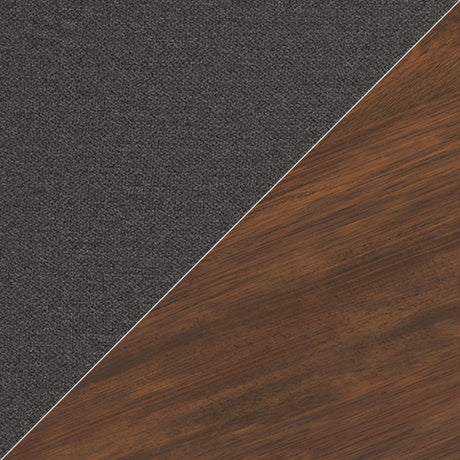 Lyncott Charcoal/Brown Extension Dining Table and 6 Chairs from Ashley Furniture - Luna Furniture