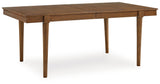 Lyncott Gray/Brown Extension Dining Table and 6 Chairs from Ashley Furniture - Luna Furniture