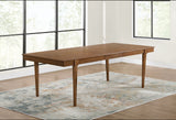 Lyncott Gray/Brown Extension Dining Table and 6 Chairs from Ashley Furniture - Luna Furniture
