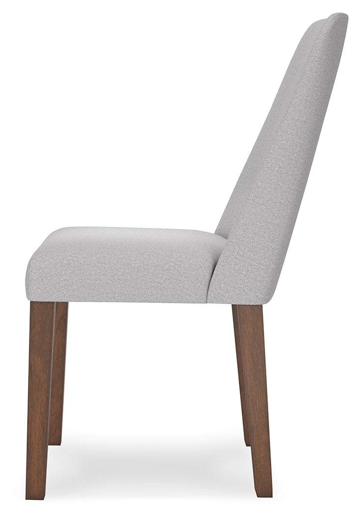 Lyncott Gray/Brown Extension Dining Table and 6 Chairs from Ashley Furniture - Luna Furniture