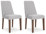Lyncott Gray/Brown Extension Dining Table and 6 Chairs from Ashley Furniture - Luna Furniture