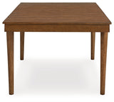 Lyncott Charcoal/Brown Extension Dining Table and 6 Chairs from Ashley Furniture - Luna Furniture
