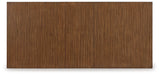 Lyncott Charcoal/Brown Extension Dining Table and 6 Chairs from Ashley Furniture - Luna Furniture