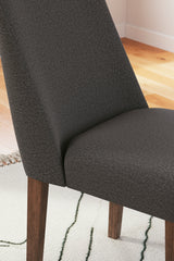Lyncott Charcoal/Brown Extension Dining Table and 6 Chairs from Ashley Furniture - Luna Furniture