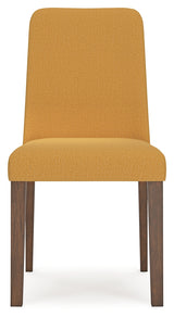 Extension Mustard/Brown Dining Table and 6 Chairs from Ashley - Luna Furniture