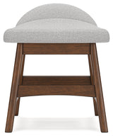 Lyncott Home Office Desk with Chair in Brown from Ashley - Luna Furniture