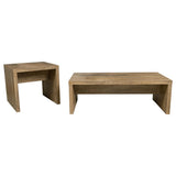 Lynette Mango 2-Piece Rectangular Coffee and End Table Set from Coaster - Luna Furniture