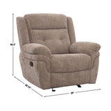 Sydney Brown Manual Recliner from Steve Silver - Luna Furniture