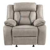 Tyson Gray Glider Recliner Chair from Steve Silver - Luna Furniture