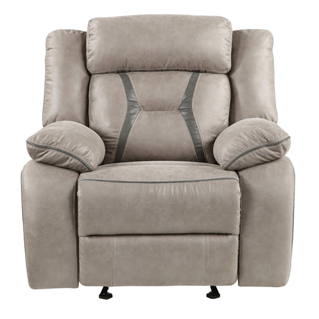 Tyson Gray Glider Recliner Chair from Steve Silver - Luna Furniture