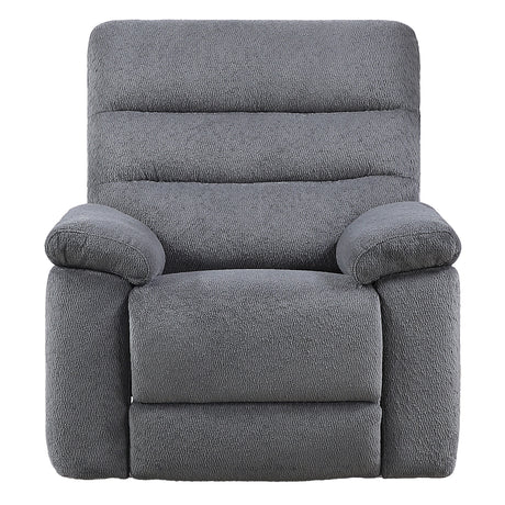 Cozy Gray Manual Recliner from Steve Silver - Luna Furniture