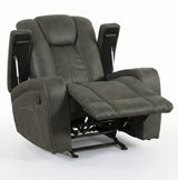 Marlow Charcoal Manual Recliner from Steve Silver - Luna Furniture