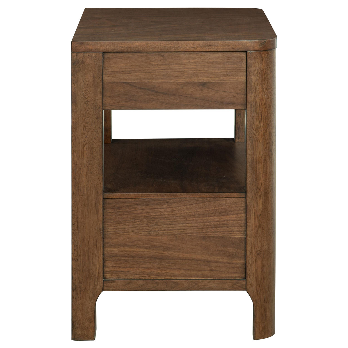 Maderia Walnut 2-Drawer Nightstand from Coaster - Luna Furniture