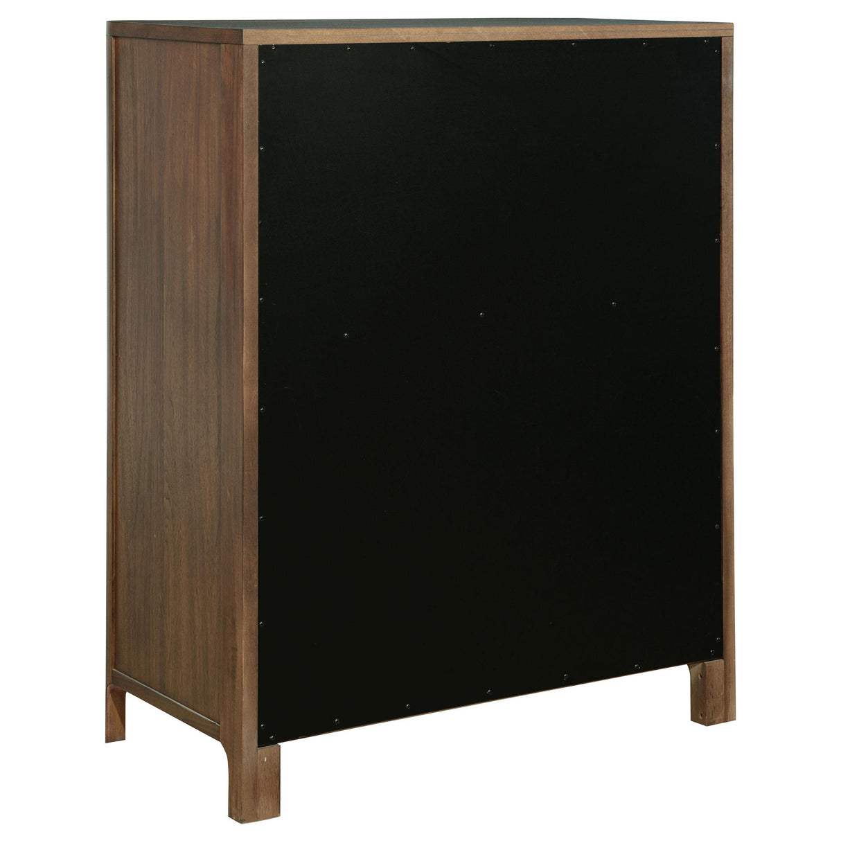 Maderia Walnut 5-Drawer Chest from Coaster - Luna Furniture