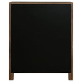 Maderia Walnut 5-Drawer Chest from Coaster - Luna Furniture