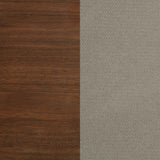 Maderia Walnut 57-inch Upholstered Queen Panel Bed from Coaster - Luna Furniture