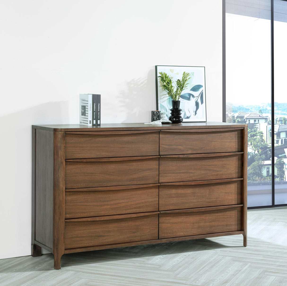 Maderia Walnut 8-Drawer Dresser from Coaster - Luna Furniture