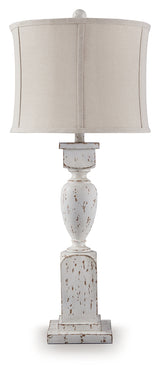 Madsbrook Antique White Table Lamp from Ashley - Luna Furniture
