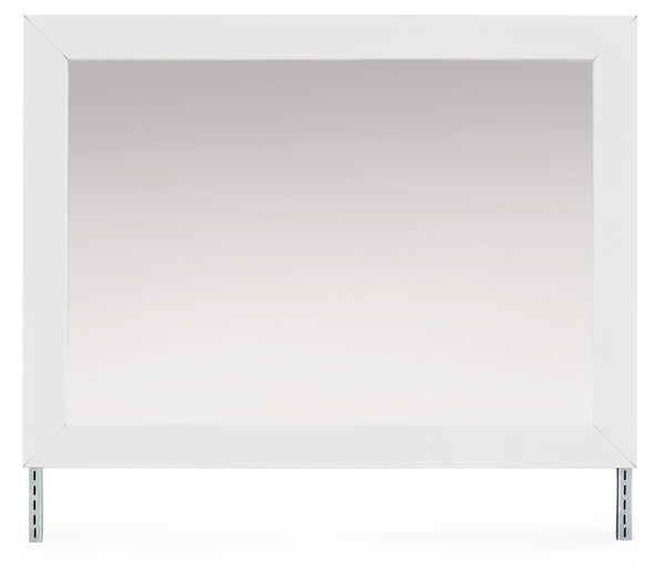 Maeling White Bedroom Mirror