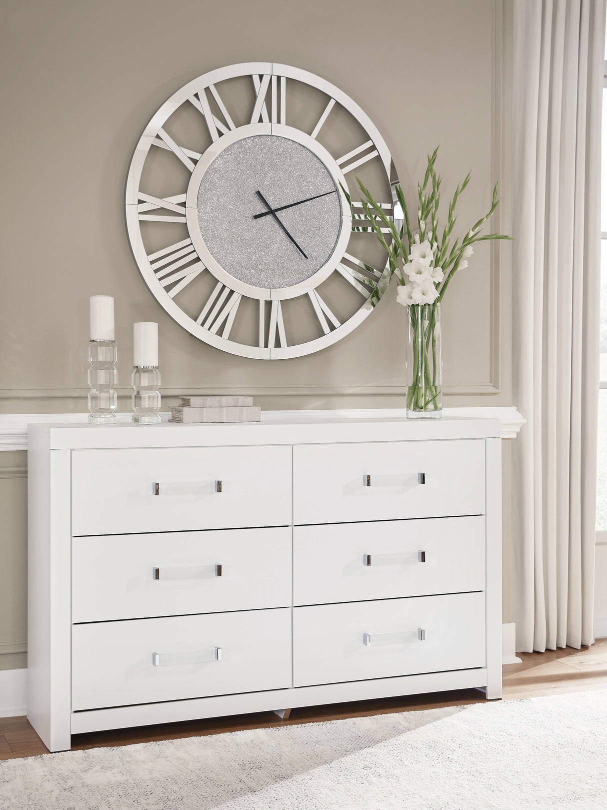 Maeling White Dresser