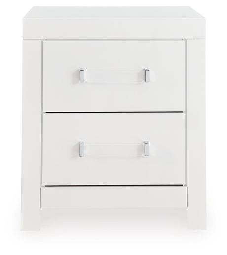 Maeling White Nightstand from Ashley Furniture - Luna Furniture