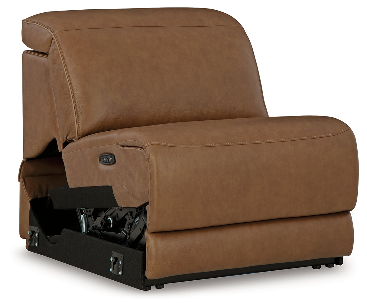 Magic Man Caramel Power Armless Recliner from Ashley - Luna Furniture