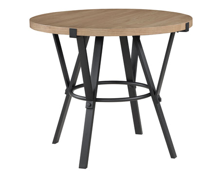 Magnolia Black/Light Sand Round Counter Height Dining Set from Steve Silver - Luna Furniture