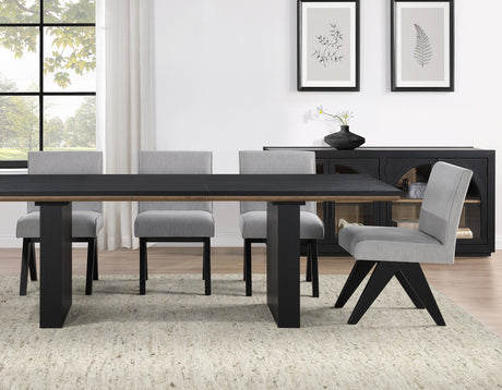 Magnolia Black/Gray Dining Room Set from Steve Silver - Luna Furniture