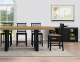 Magnolia Black/Natural Counter Height Dining Set from Steve Silver - Luna Furniture