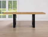 Magnolia Black/Natural Counter Height Dining Set from Steve Silver - Luna Furniture