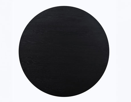 Magnolia 52-inch Round 5-Piece Dining Set, Black from Steve Silver - Luna Furniture