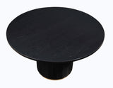Magnolia Black 52-inch Round Dining Table from Steve Silver - Luna Furniture