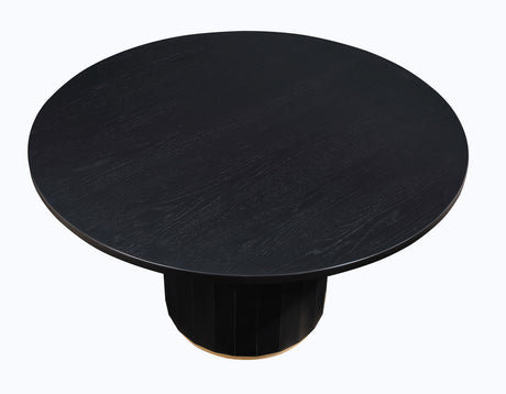 Magnolia Black 52-inch Round Dining Table from Steve Silver - Luna Furniture