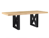 Magnolia 80-96-inch Counter Table w/18-inch Leaf, Black Base from Steve Silver - Luna Furniture