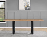 Magnolia 80-96-inch Counter Table w/18-inch Leaf, Black Base from Steve Silver - Luna Furniture