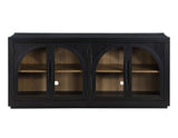 Magnolia Cathedral Doored Server, Black from Steve Silver - Luna Furniture