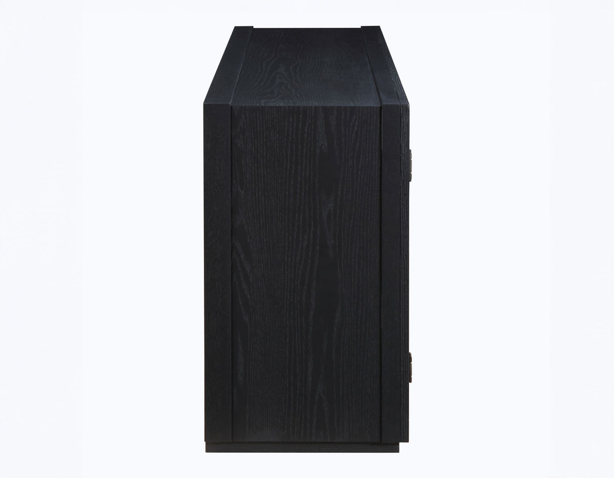 Magnolia Cathedral Doored Server, Black from Steve Silver - Luna Furniture