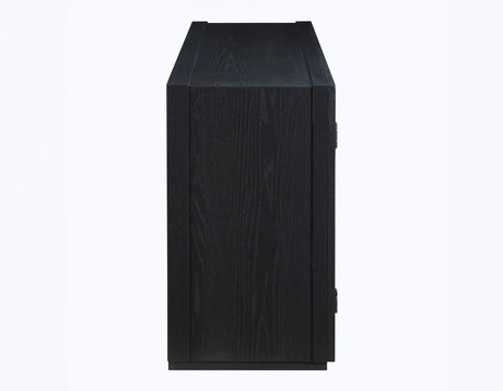 Magnolia Cathedral Doored Server, Black from Steve Silver - Luna Furniture