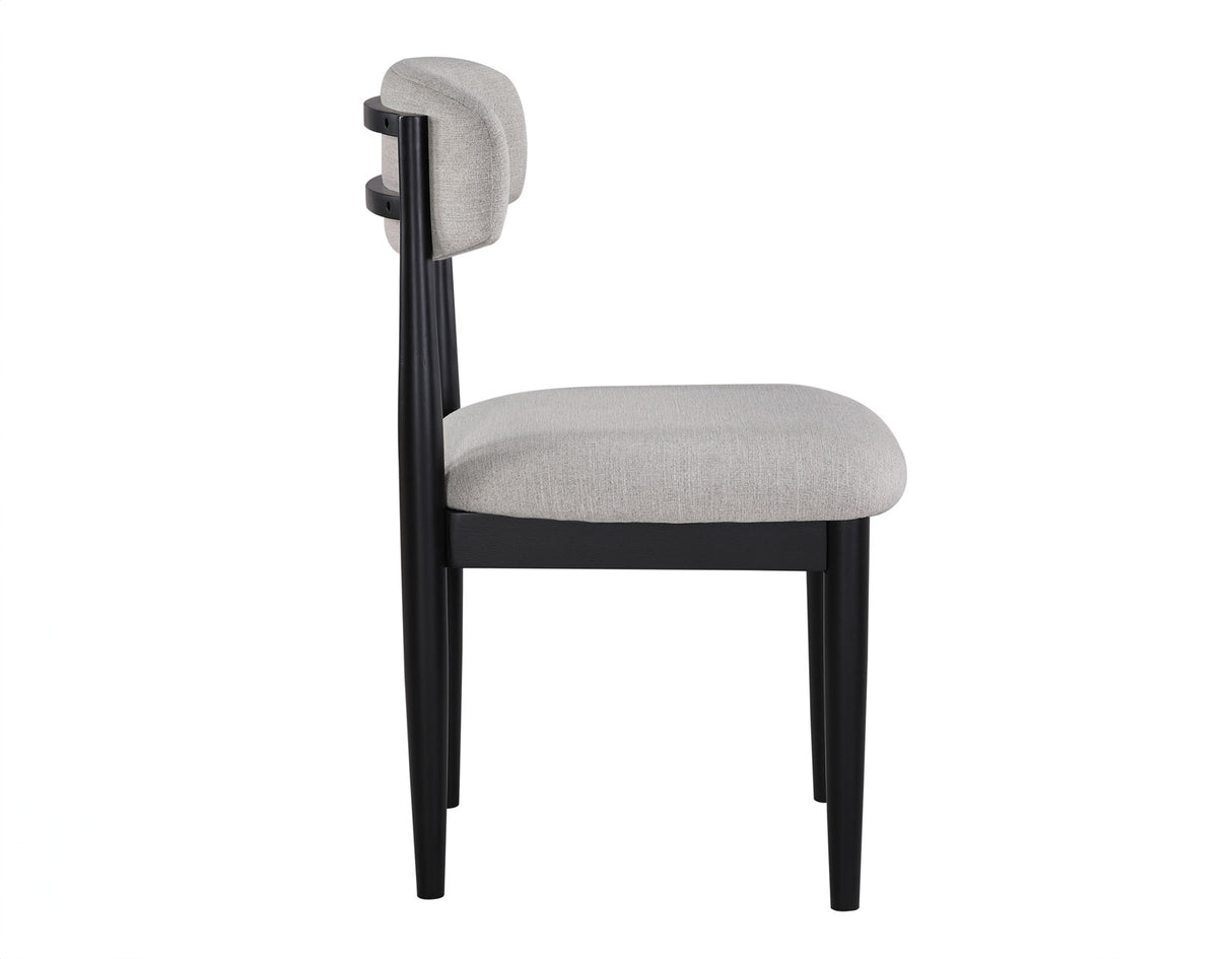 Magnolia Upholstered Side Chair, Black, Set of 2 from Steve Silver - Luna Furniture