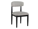 Magnolia Upholstered Side Chair, Black, Set of 2 from Steve Silver - Luna Furniture