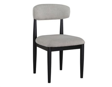 Magnolia Upholstered Side Chair, Black, Set of 2 from Steve Silver - Luna Furniture