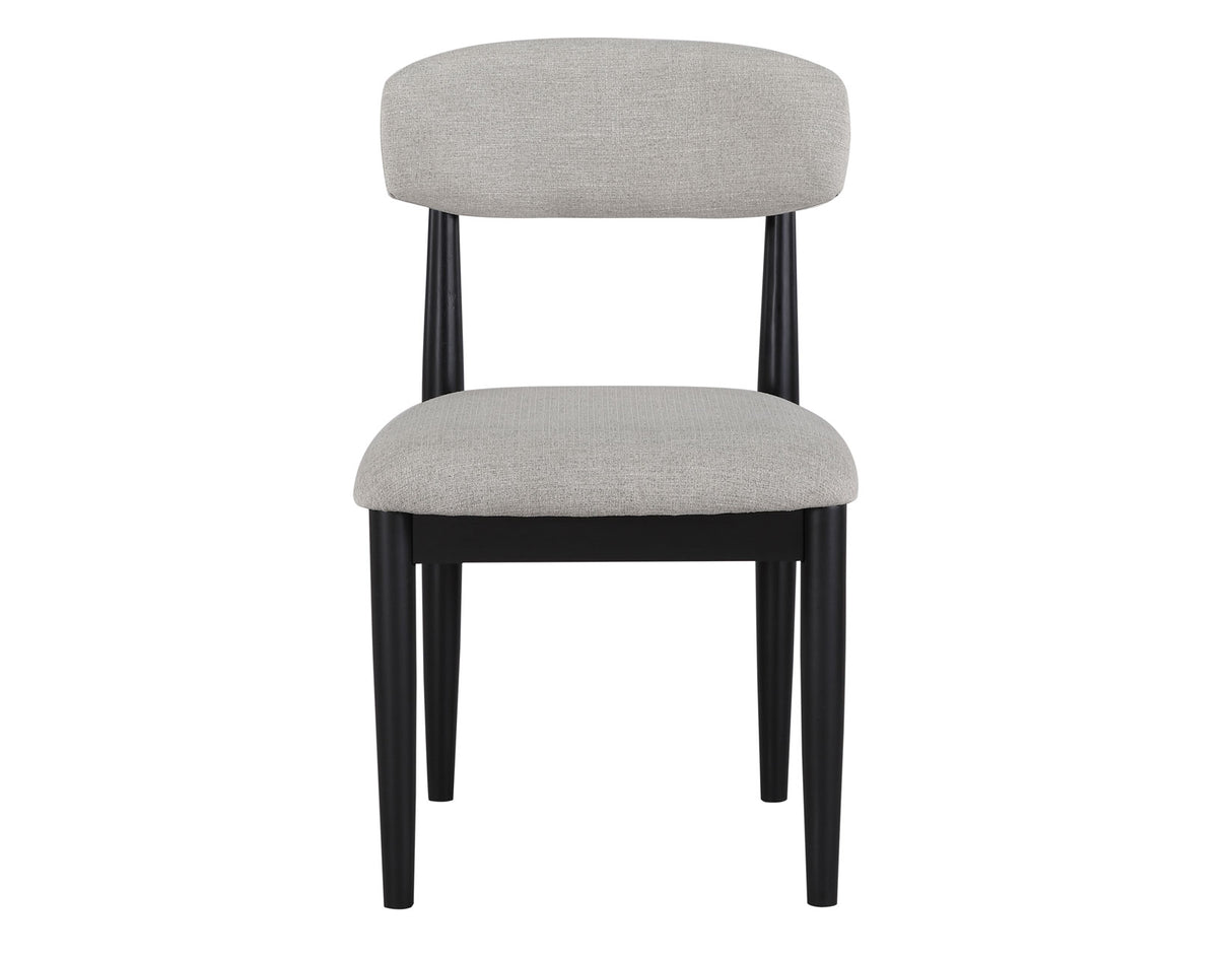 Magnolia Upholstered Side Chair, Black, Set of 2 from Steve Silver - Luna Furniture