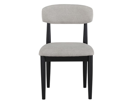 Magnolia Upholstered Side Chair, Black, Set of 2 from Steve Silver - Luna Furniture