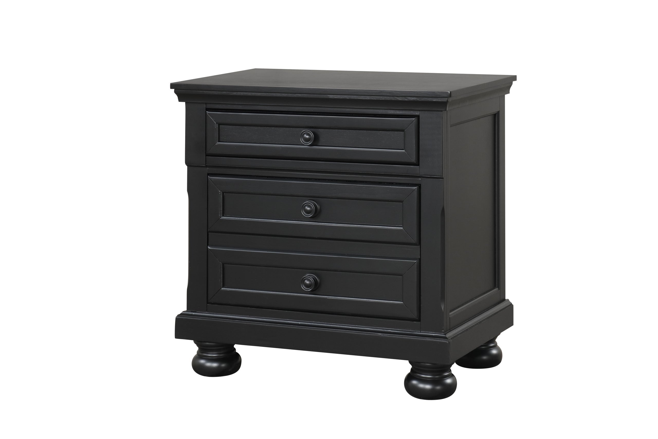Magnolia Black Nightstand from Happy Homes - Luna Furniture