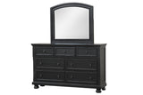 Magnolia Black 4-Piece Queen Bedroom Set (B/D/M/N) from Happy Homes - Luna Furniture