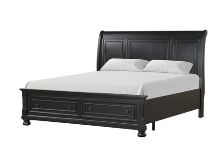 Magnolia Black 5-Piece Queen Bedroom Set (B/D/M/N/C) from Happy Homes - Luna Furniture
